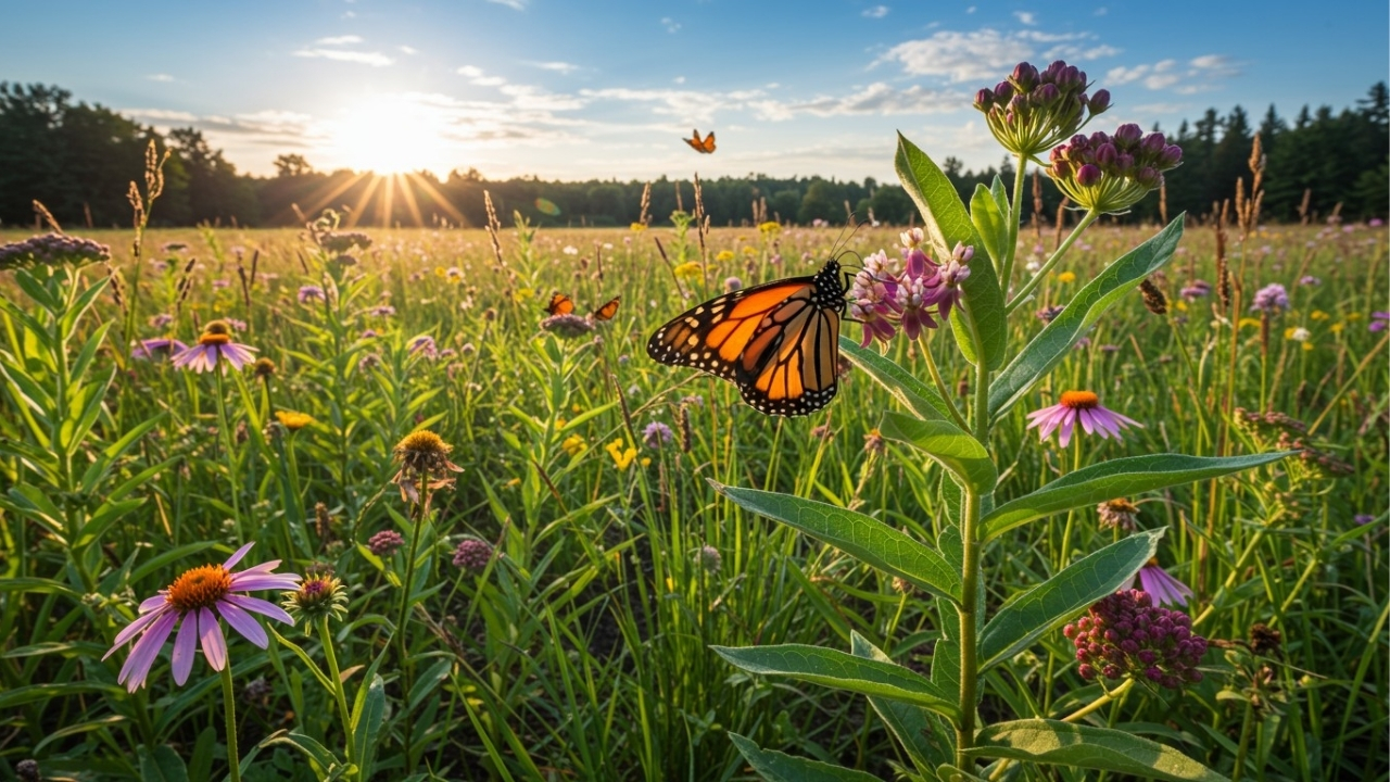 monarch butterfly nectar