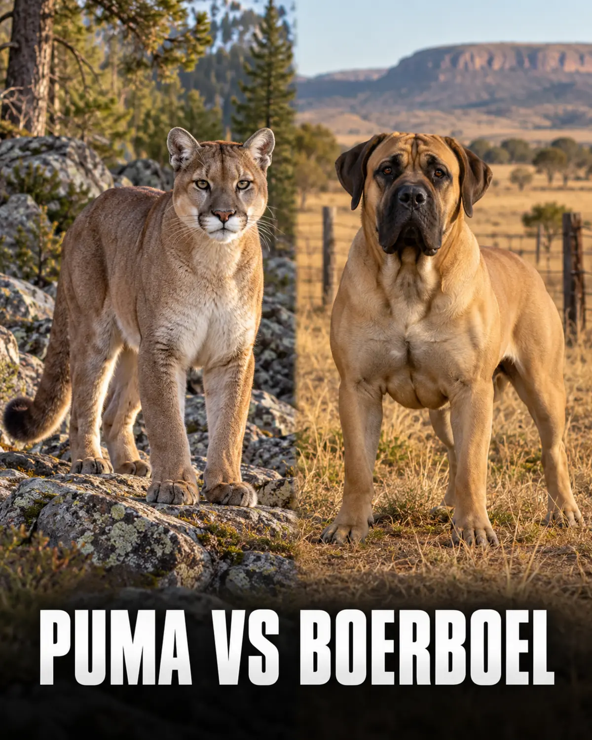 Puma and Boerboel comparison